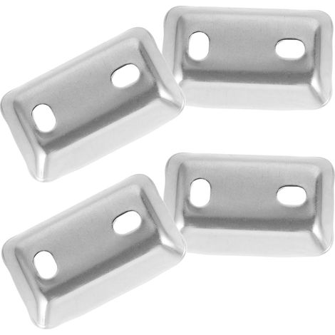 Lot de 4 supports porte-serviettes en acier inoxydable pour salle de b (1/5)