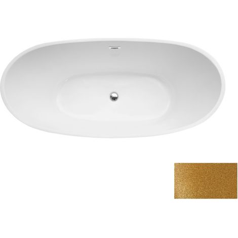 Baignoire îlot AYLA GLAM GOLDEN 170 x 80 cm