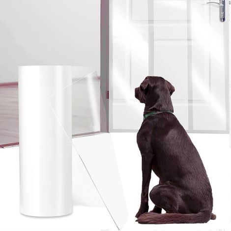 Protections de porte contre les griffes de chien, protections de meubles ajustables contre les griffes de chat, sans résidus, protections de meubles anti-rayures, transparentes (1/3)