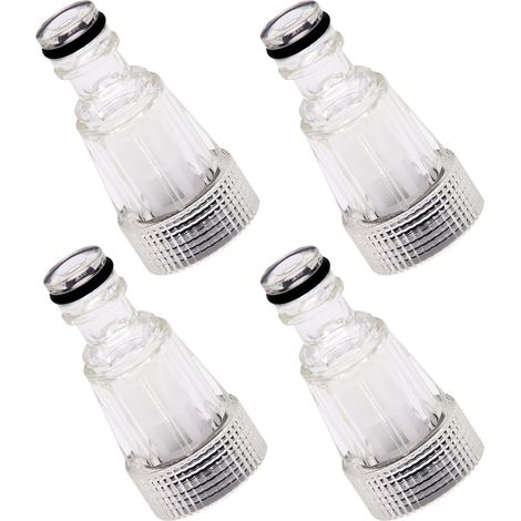 4 Filtres à Eau pour Nettoyeur Haute Pression, Adaptateur de Connecteur Filtre d'Entrée 25 mm, Compatible avec Filtre à Eau 3/4 po (1/5)