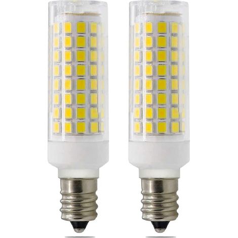 LED-Kerzenlampe E12, 7 W (entspricht 60 W), 6000 K Tageslichtweiß, 750 Lumen, energiesparend, 2er-Pack