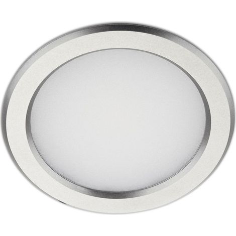 Domus Line LED Einbaustrahler STELLA (Einbau-Ø 68 mm, 12V, 2.5W, warmweiß 2700 K, Micro12, Edelstahloptik) (1/3)
