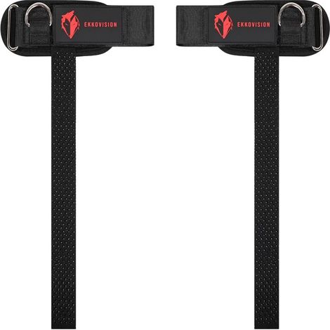 Irovami Ceinture de musculation avec anneau en D pour protège-poignet, robuste, confortable et sûre, offrant une meilleure adhérence, idéale pour l'entraînement en salle de musculation. (1/5)