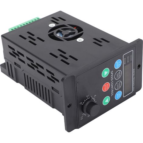 Variateur de fréquence 750W 4A monophasé 176-264V entrée triphasé 0-220V sortie pour contrôle vitesse moteur asynchrone convertisseur onduleur (1/5)