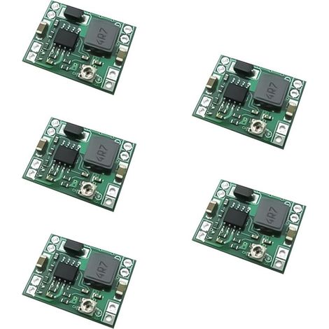 Pièces MP1584EN DC-DC Module Abaisseur Réglable, Buck Converter 24V à 12V 9V 5V 3V, Convertisseur 4.5V-28V à 0.8V-20V de Tension 3A pour Arduino LED DIY Électronique Caméra Véhicule Drone Compact (1/5)