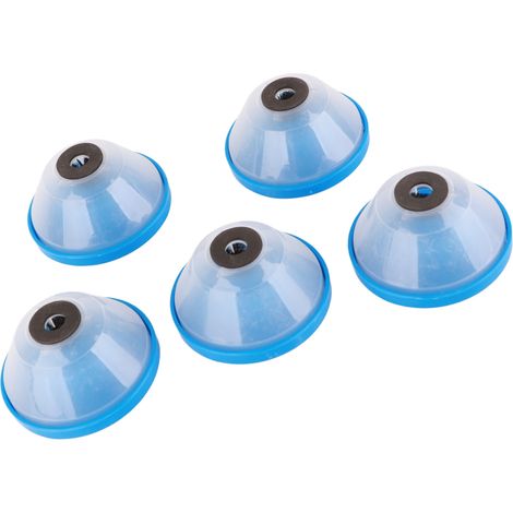 Lot de 5 bacs à poussière pour perceuse, éponge ABS, rondelles silencieuses anti-vibrations, récupérateurs de poussière pour scie cloche et plafond (1/5)