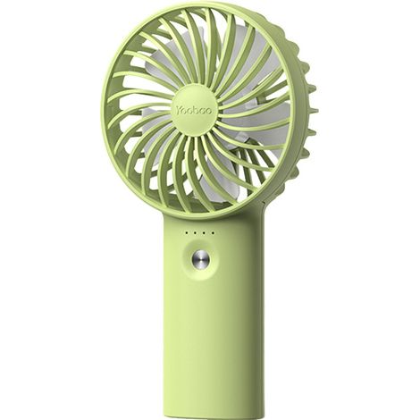 Mini ventilateur portatif USB, ventilateur portable avec batterie rechargeable 5000 mAh, mini ventilateur rechargeable USB, 3 vitesses réglables, ventilateur de poche pour la maison/bureau/voyage 1pc (1/4)