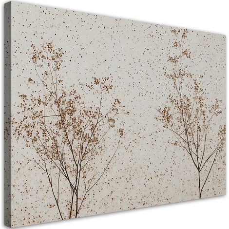 Tableau déco  Buissons avec fleurs 100x70 (1/5)