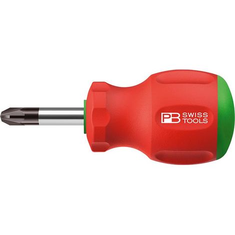 PB Swiss Tools Schraubendreher Stubby SwissGrip PZ1x30mm (1/3)
