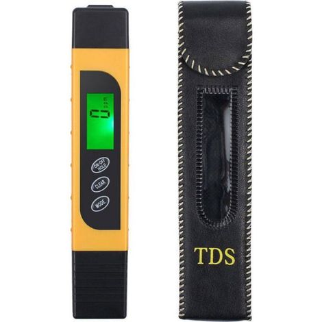 Testeur de qualité d'eau, compteur EC TDS avec LCD rétro-éclairé, pour aquariums et hydroponie Odipie (1/5)