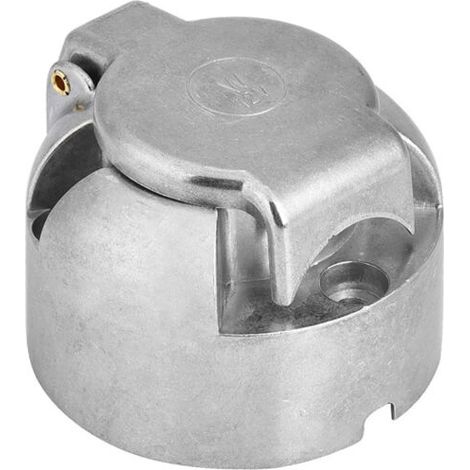 Prise de Remorque à 7 Broches 12 V 7 Broches, Adaptateur de Connecteur de Prise de Remorque, Barre d'attelage de Robuste, Câblage de à, de Remorquage, Accessoires Extérieurs Automobiles, (1/5)