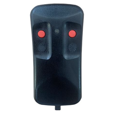 Télécommande émetteur mural 30.875 MHz – 2 boutons rouges – Alimentation 12V – Pour contrôle automatismes porte garage et portail – Allmatic - 30875Mhz (1/4)