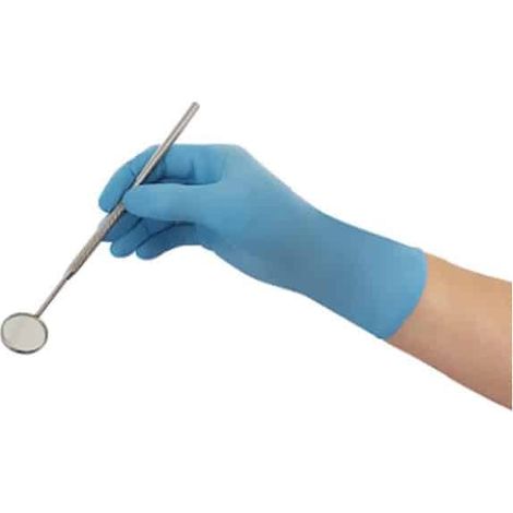 GRSBV 100 gants jetables nitrile bleu - 06SO154 - Bleu clair - 9 (L) (1/2)