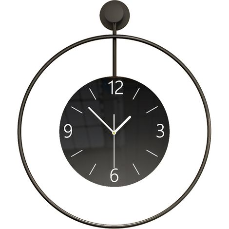 Horloge murale créative et personnalisée 50x60cm, nouveauté très populaire. Décoration murale moderne et minimaliste pour salon et entrée. (1/5)