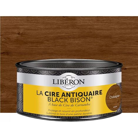 Cire antiquaire LIBÉRON Black Bison Châtaignier 0,5 L (1/2)