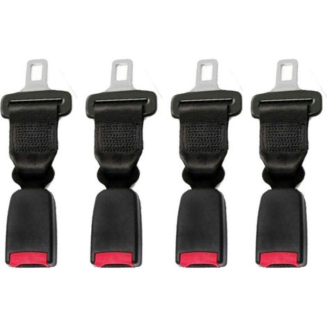 Car Seat Belt Extender, Seat Belt Adjuster, Seat Belt Extender Suitable for Pregnant/Obese Women/Children (4pcs)