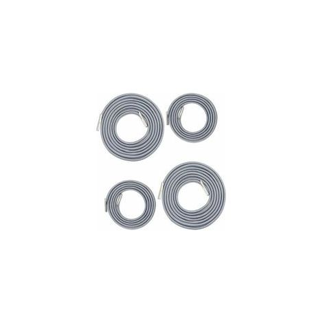 Remplacement Corde Élastique Universelle pour Fauteuils, Chaise Longue , Zero Gravity Chaise Pliante, Fauteuils Bungee (2 x 2.2m+2 x 1.4m gris foncé)LO-Ron