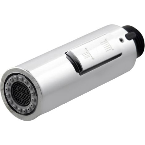 Robinet de cuisine et de salle de bain avec douchette extractible, jet d'eau, buse de rechange, arroseur (1/5)
