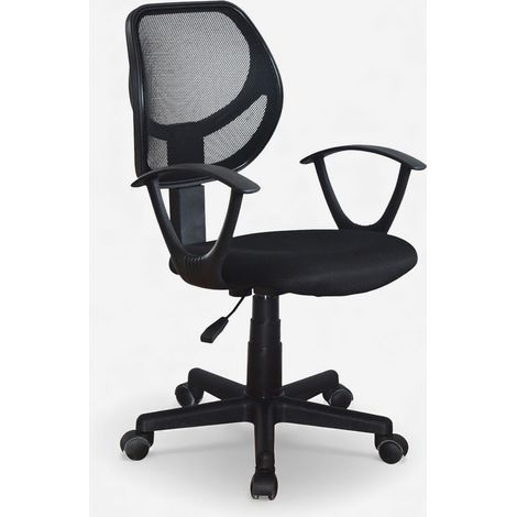 Silla de oficina ergonómica ajustable Modulair - Negro (1/4)
