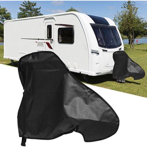 Housse de barre de remorquage avec cordon de serrage, housse de caravane, housse universelle 62 x 87 cm, housse de protection pour camping-cars et caravanes, imperméable. (1/5)