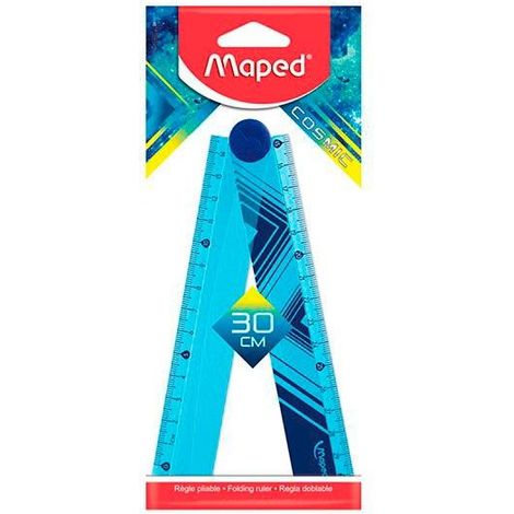 MAPED REGLA PLEGABLE COSMIC TEENS 15/30 CM