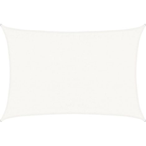Maison Exclusive - Vela Parasole 160 g/m² Bianca 3,5x5 m in HDPE