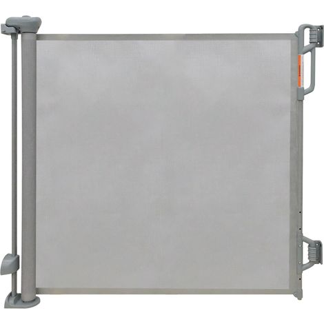 Barrière de Sécurité Rétractable pour Bébé et Chien 0-140 cm Clôture de Protection en Maille pour Escalier Porte et Couloir (1/5)