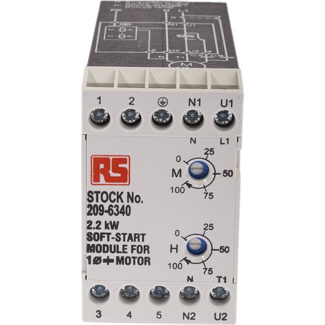 Démarreur progressif 12 A 2,2 kW Démarrage progressif, 230 V c.a. ( Prix pour 1 )