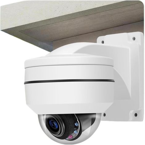 Caméra de sécurité extérieure IP POE 5MP, Zoom Optique PTZ 12X, détection Humaine, vidéosurveillance dôme à Grande Vitesse, avec Support (1/5)