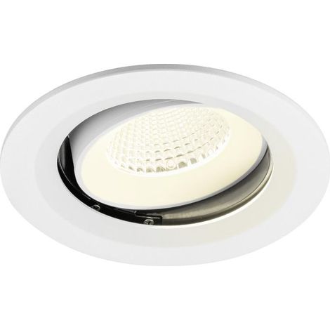 Encastré downlight NUMINOS® MOVE M intérieur 4000 K 40° IP20 rond blanc - SLV - 1009698