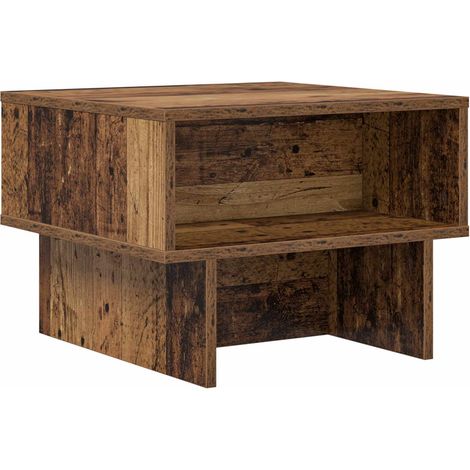Mesa de Café Madera vieja 48 x 46 x 35 cm Madera de ingeniería vidaXL