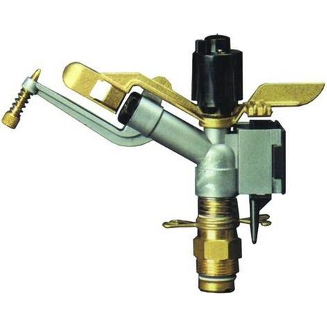 Vigor 78260-25 Silver Irrigatore ad Intermittenza a Settori Attacco Maschio 3-4'' Gittata 16.50 m colore Argento