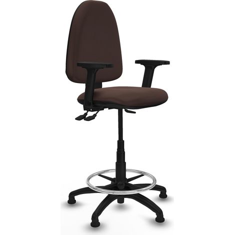 Piqueras y Crespo B2D01RT Silla de oficina marrón oscuro (1/3)