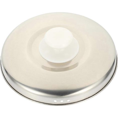 Couvercle de cuiseur à riz en métal, couvercle pour casserole à riz, couvercle réutilisable, couvercle anti-brûlure-19.4X19.4X3CM (1/4)