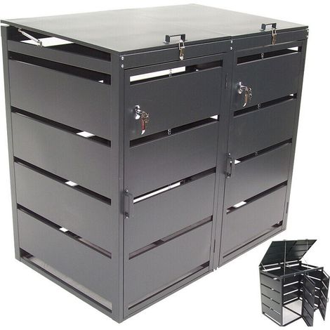 Mülltonnenbox Mülltonnenverkleidung 2er 240L  57060