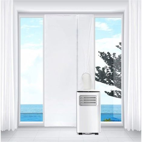 Joint de porte pour climatiseur mobile et sèche-linge - 210x90 cm - Imperméable & lavable - Anti-fuite d'air - Sans perçage (1/5)