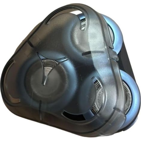 Cabezales de repuesto SH60, compatibles con afeitadoras Philips Norelco, series 6000 (S6xxx) y 5000, para uso en seco y húmedo (S6540 y S6840), cuchillas de repuesto (1 unidad). (1/5)