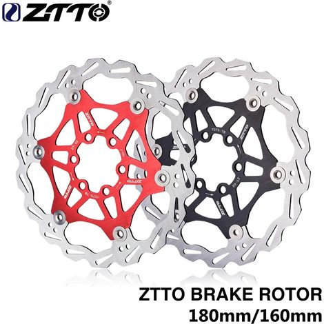 Convient pour 1 disque de frein flottant de VTT de descente, disque de frein hydraulique de VTT, accessoires pour VTT et vélo de route en acier inoxydable (1/5)