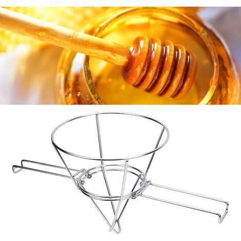 Support pour filtre à huile de friteuse 9,3 pouces en acier inoxydable 304 avec bras pliable pour cuisines (1/4)