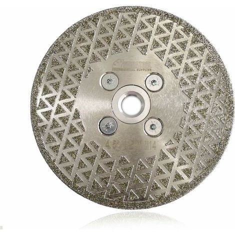 MINKUROW Diamant-Sägeblatt, 115 mm, galvanisiertes Sägeblatt zum Schneiden und Schleifen von Stein, Granit, Marmorfliesen