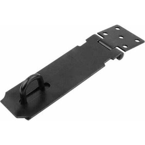 2 Pack Loquet de Porte pour Jardin, Loquet Indéformable de Porte Intérieure, Loquet de Hangar en Acier Inoxydable pour Chambre à Coucher, Serrure à Pêne Coulissant de Salle de Bain(noir 105mm) (1/4)