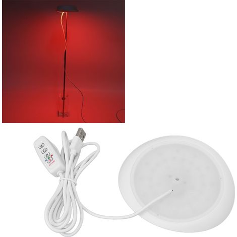 Chapeau cowboy LED lampe de croissance pour plantes grasses, cactus, fleurs en pot d’intérieur, modèle à fiche unique (1/5)