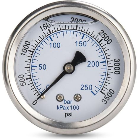 Manomètres de pression d'eau professionnels pour nettoyeur de voiture avec filetage standard N14 x 1,5 (1/5)