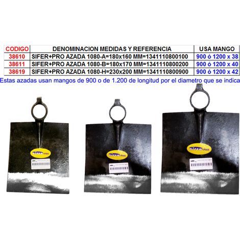 SIFER PRO AZADA 1080 A180x160 MM1341110800100