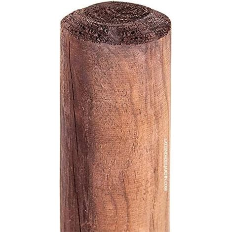Estaca para Arboles 150 cm Ø 8 cm  Tutores sin Punta  Poste para Vallas, Jardin y Plantas  Poste de Madera (1/3)