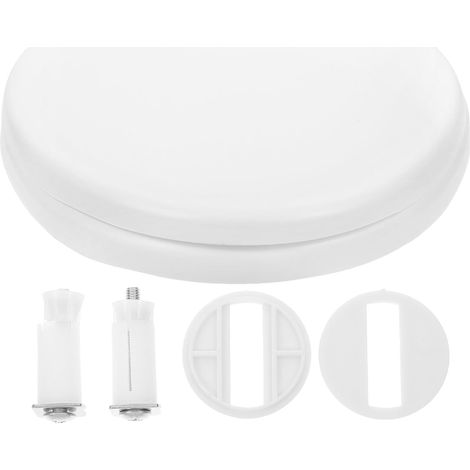 Abattant de toilette en mousse facile à installer pour toilettes classiques, conception épaisse et (1/5)