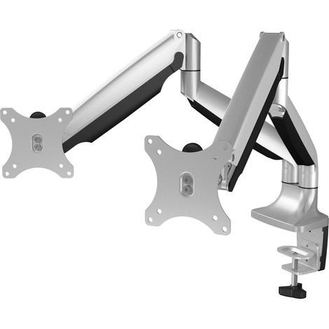 ICY BOX Support de table pour écran IB-MS504-T 2 Écran(s) 25,4 cm (10) - 81,3 cm (32) gris, noir inclinable, réglable (1/4)