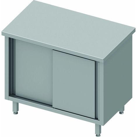 Armoire Basse Inox Porte Coulissante - Gamme 800 - Stalgast