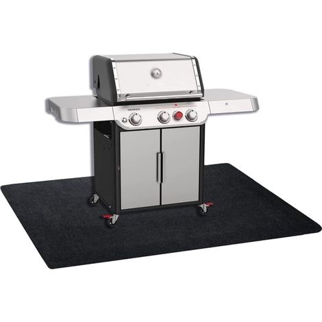 Tapis de gril, tapis de protection absorbant l'huile de haute qualité pour terrasse et patio, tapis de gril de terrasse (1/5)