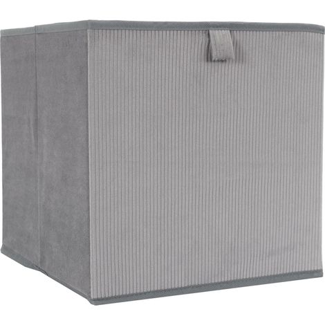 Coffre de rangement pliable Giulia GRIS (1/5)